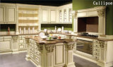 2015 Welbom New Kitchen Cabinet, European Style Antique Solid Wood Kitchen Furniture