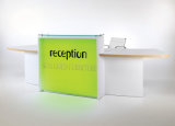 Modern Sharp Green Glass Beauty Salon Reception Desk (SZ-RT050)