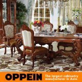 European Solid Wood Furniture Dining Room Table with Chair