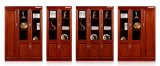 Walnut Veneer Decorative 4 Doors Solid Wood File Cabinet (B-1208)