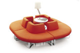 Round Shaped Setional Sofa with Fabric Material (S785)