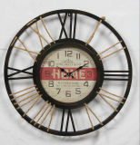 Antique Metal Clock for Home Decoration