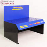 Sales Promotion Countertop Acrylic and PVC Display Shelf with Holes for Screwdriver