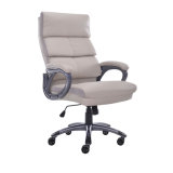 Black PU Leather Heated Office Chair Manager Rocking Office Chair