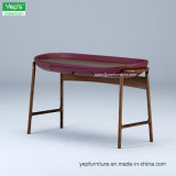 Red Microfiber Leather and Solid Wood Dressing Table (YR221)