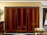 Spanish Classical Style Beech Solid Wood Wardrobe