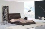 Stylish Modern Furniture Leather Bed for Bedroom