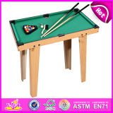2014 Small Wooden Snooker Table, Snooker Pool Table Toy for Sale, Mini Wooden Toy Snooker Table Factory W11A032