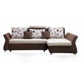 Modern Design L Shaped Fabric Sofa with Big Storage