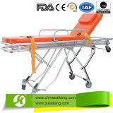 Stainless Steel Ambulance Hospital Folding Aluminum Alloy Patient Stretcher Trolley
