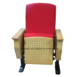 Wooden Back Movable Folded Conference Chair Yj1602W