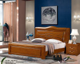 Hotel Bed, China Bedroom Furniture, Wooden Bed (9086)