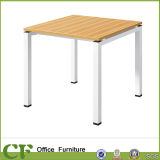 Modern Design Metal Table Legs Wooden Square Conference Table