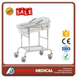Hb-36 Hospital Bed Stainless Steel Infant Bed with Transparent Bassinet
