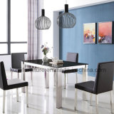 Living Room Furniture Glass Top Dinner Table