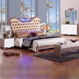 Bedroom Furniture Set with King Bed and Cabinet (6616)
