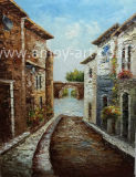 Handmade Classical Venice Landscape Oil Painting for Home Decoration