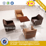 Modern Steel Metal Base Fabric Upholstery Leisure Chair (HX-S319)