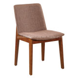 Wooden Legs Fabric Restaurant Dining Chair