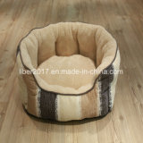 Round Dog Bed Innovative Dog Products PU Leather Pet Bed