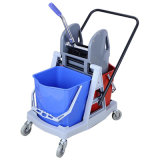 Large Capacity Hotel Double Mop Wringer Trolley