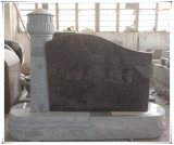 Shanxi Black American Style Upright Headstone Granite Monuments