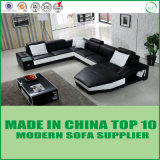 U Shape Modern Sectional Leather Sofa for Living Room