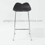 Color Optional Plastic High Bar Chair with Chrome Steel Chair Base (SP-UBC325)