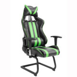 Racing Gaming Style High Back PU Leather Metal Frame Office Chair Green