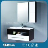 Modern Design Solid Wood Bathroom Mirror Cabinet Sw-Mj907