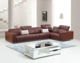Modern Sectional Leather Sofa for Living Room Furniture (LZ-967)