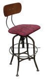 Industrial Metal Restaurant Dining Furniture Toledo PU Bar Stools Chair