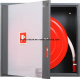 Metal Fire Hose Reel Cabinet with Steel Door or Glasss Door