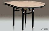 Melamine Top Finished Table with Four Edge Folding Design (JT8378)