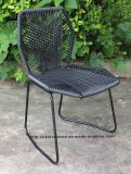 Morden Outdoor Indoor Leisure Steel Black Rattan Tropicalia Chair