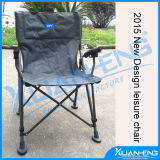 Outdoor Camp Sand Fishing Holiday Deluxe Foldable Beach Chair with Carry Bag