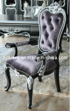 New-Classical Style Wood Fabric Seat Chair (2705-B)