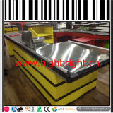Stainless Steel High Quality Cashier Counter Table for Shopping Center