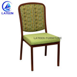 Chinese Style Metal Wood Grain Chair