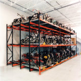 Steel Warehouse Storage Metal Double Push Back Shelving with Tunel