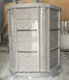 Grey/Red/Black Granite Monument for Family in Japanese Style