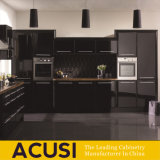 Hot Selling High Gloss Black Lacquer MDF Kitchen Cabinets (ACS2-L130)