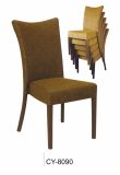 Wood-Look West Restaurant Dining Chair