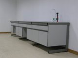 Modern Wood and Steel Lab Table (For Project in Damman)