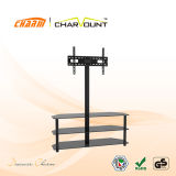 Classial 3 Tiers Tempered Glass TV Stand LCD Plasma Furniture (CT-FTVS-K204BM)