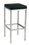 Colorful Square Bar Stool Stainless Steel Leg Bar Chair No Back High Chair