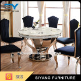 Old Furniture 8 People Round Dining Table for Banquet