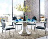Glass Table Stainless Steel Frame Home Furniture Round Table