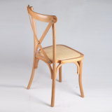 Quality Chinese Wood Cross Rattan X Back Mat Banquet Chair Manufacturer