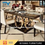 Stainless Steel Fruniture Dining Table Set Square Wedding Table